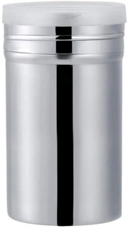 Shaker per polvere in acciaio inossidabile - Shaker per cacao/zucchero - Set di fori antiscivolo - Set di setaccio per pepe/erbe - Oggetto leggero - Dimensioni L 6,8*12,7 cm - Set di setaccio per erbe