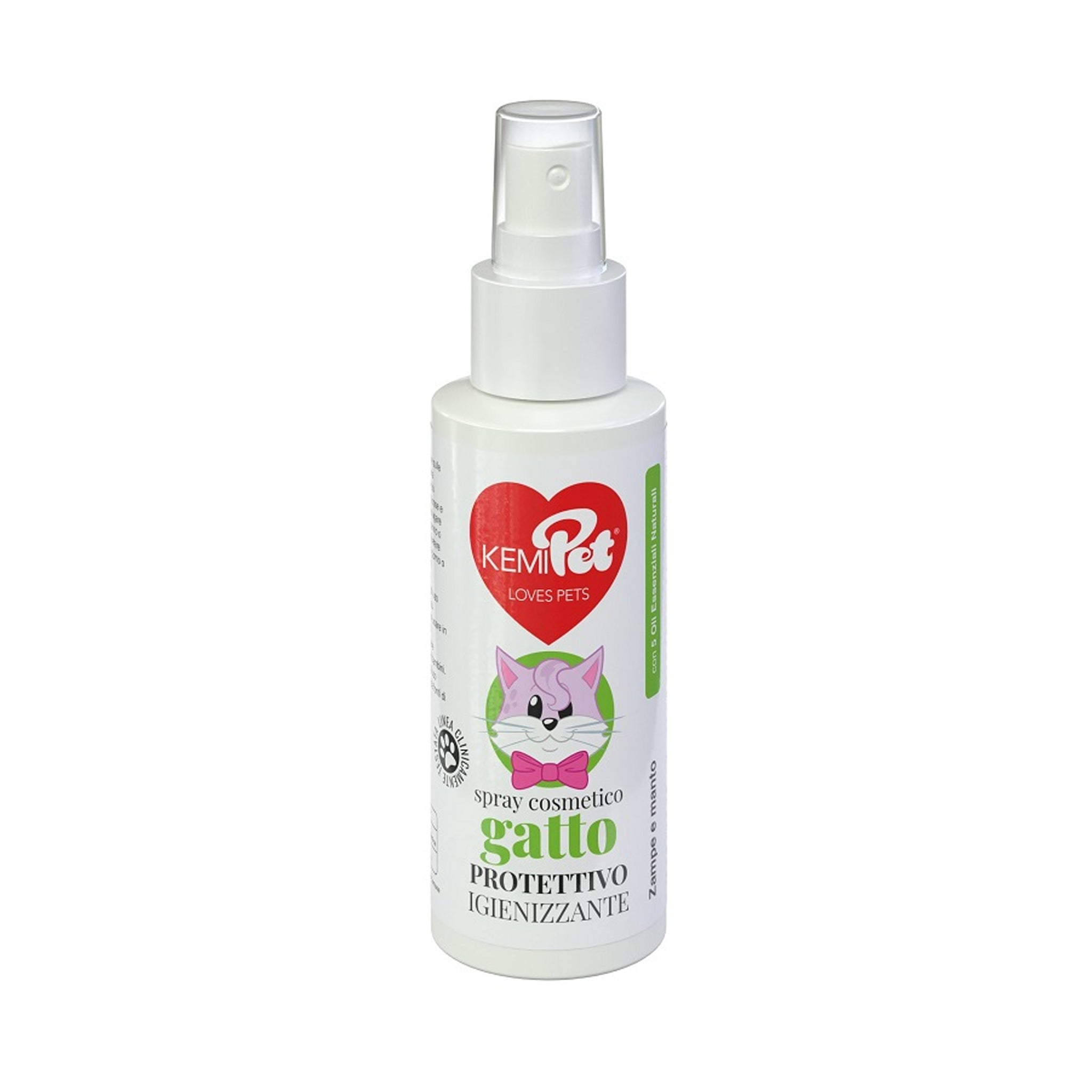 Spray Protettivo Igienizzante 100 ml Kemipet Gatto