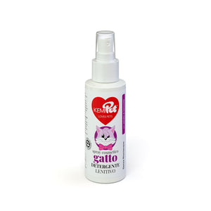 Spray Detergente Lenitivo Senza Risciacquo 100ml Kemipet Gatto