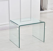 Tavolino in Vetro Temperato Trasparente da Salotto ¨C MINIMAL ¨C Design Moderno