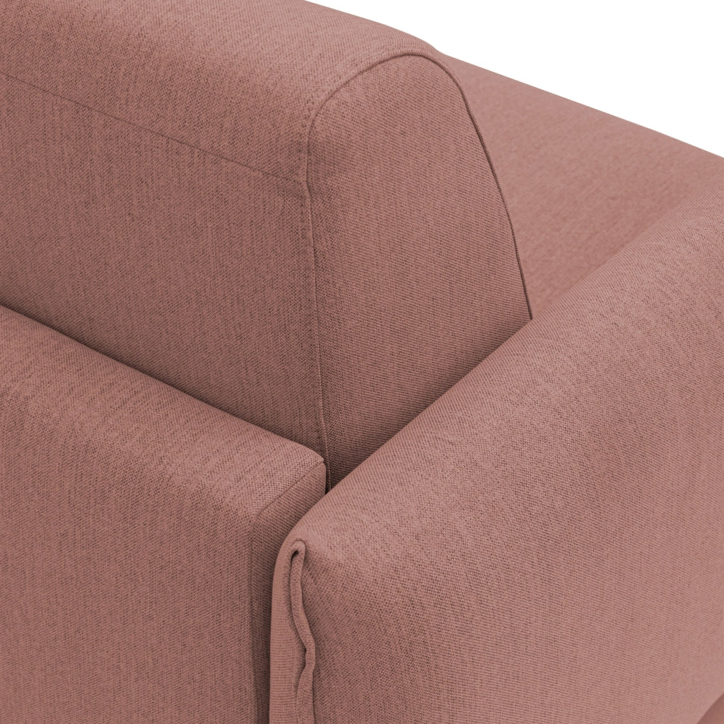 Scarlet Divano letto in tessuto misto cotone impermeabile T19 175 cm (mat.120x197) salmone