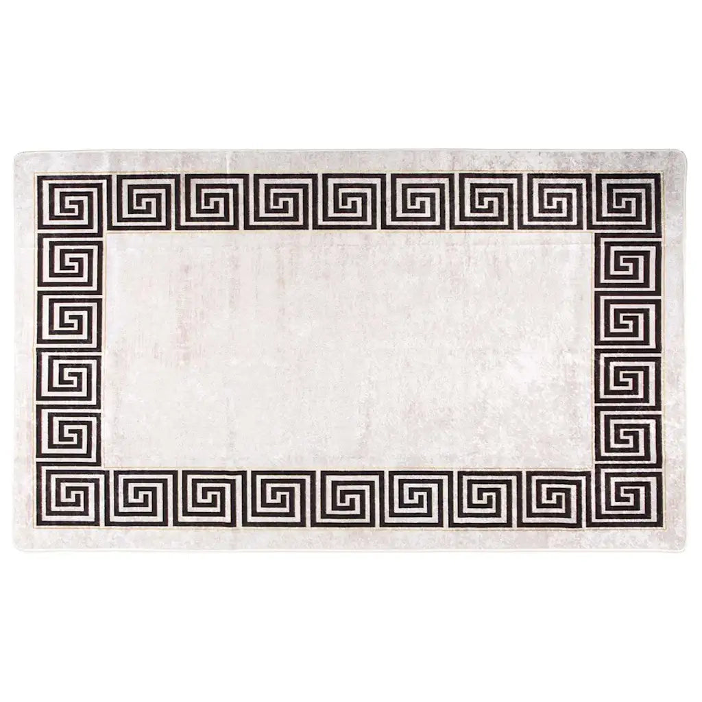 Tappeto Lavabile 120x180 cm Beige Chiaro 337948