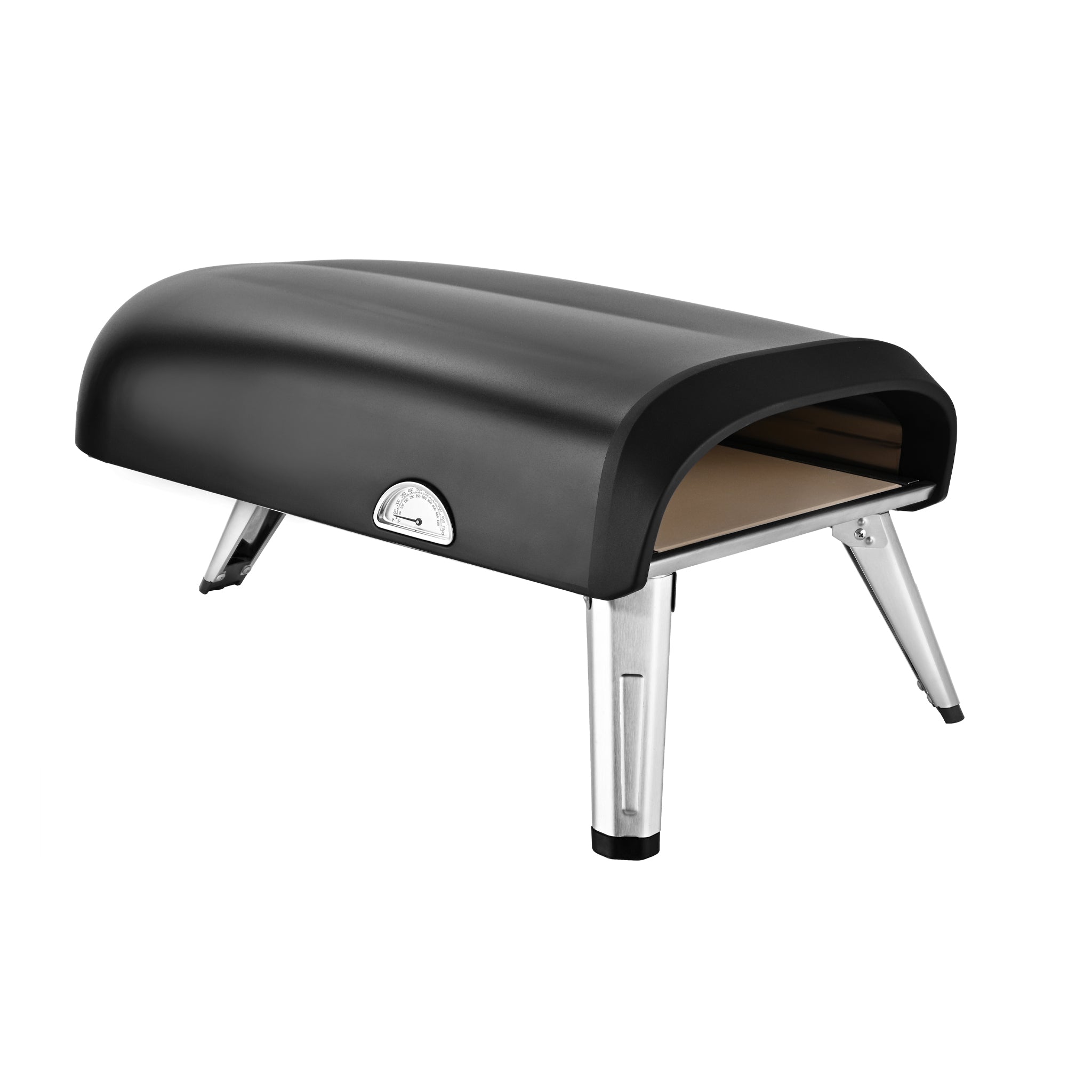 Forno Pizza A Gas Donna Rosa In Alluminio + Pala Per Pizza