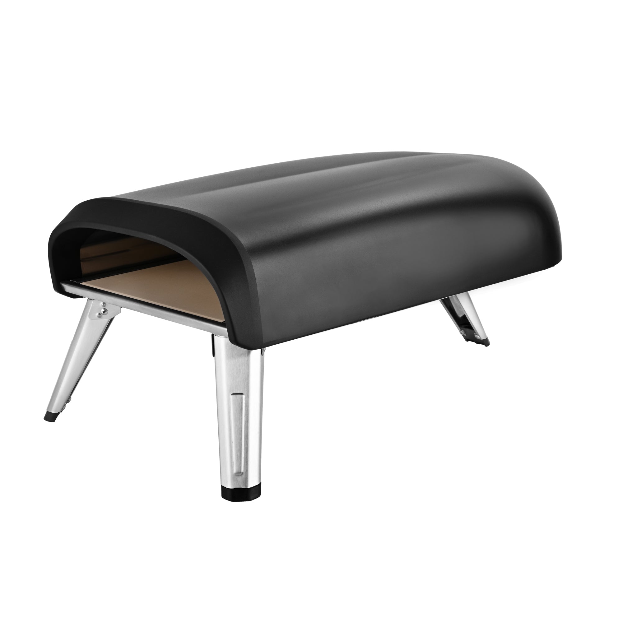 Forno Pizza A Gas Donna Rosa In Alluminio + Pala Per Pizza