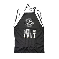 Set 4 Posate Per Barbecue + Grembiule Da Cucina -  57806