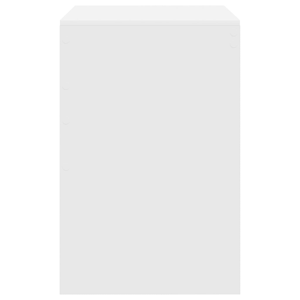 Scrivania Bianca 80x50x76 cm in legno ingegnerizzato