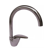 Vancouver Miscelatore Rubinetto Con Canna A P Cromo Lucido Per Lavello