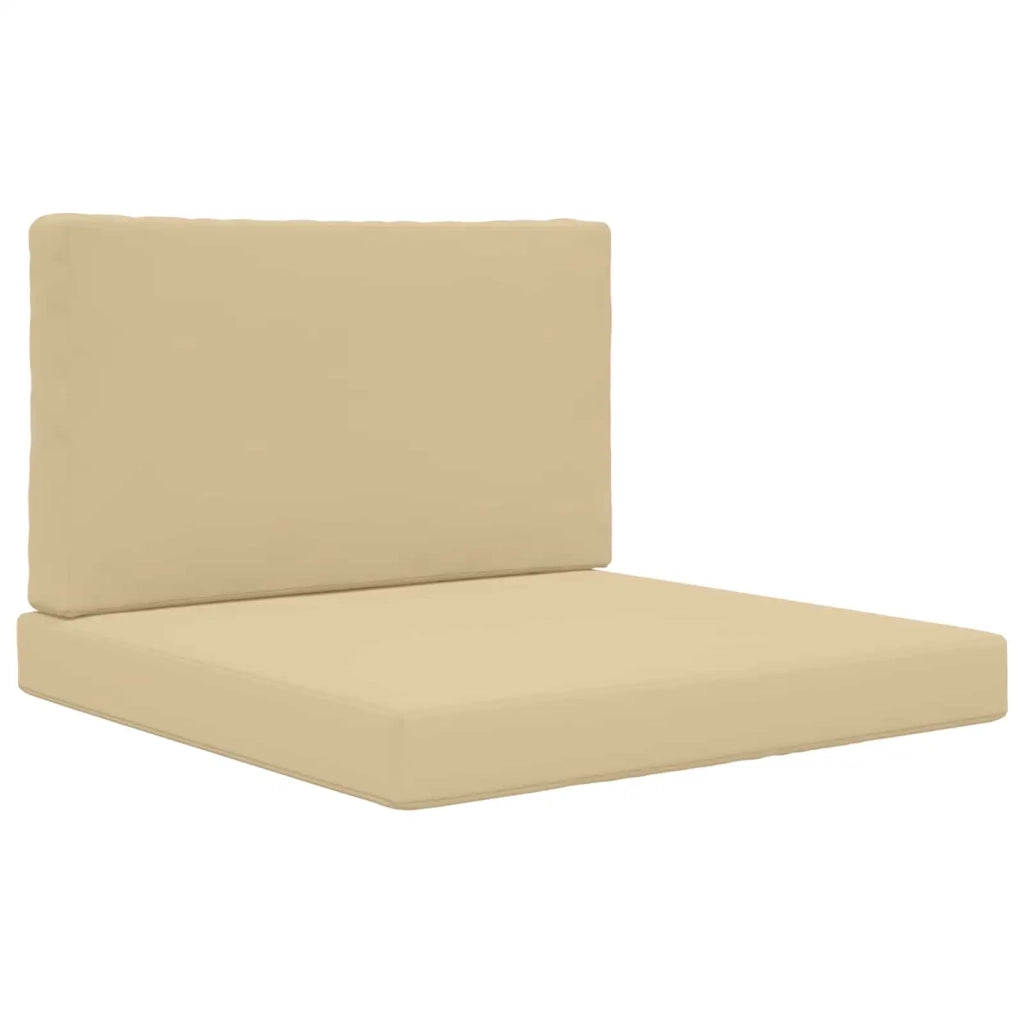 Cuscino per divano da esterno 2 pcs Beige Poliestere