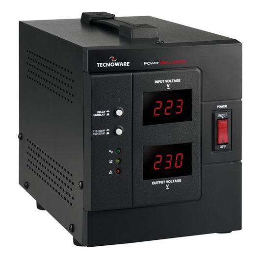 Tecnoware power reg 3000va regolatore di tensione 230 v 2 presa(e) ac nero - TECFSTELPRE3000M