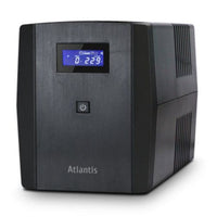 Ups atlantis a03-s1200 server ups 1200va (700w)stepwave line interactive doppia batteria (12v@7a/h)usb 3prese iec+2 schuko