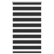 Tenda a rullo | Tenda avvolgibile zebra 70,9x120 cm Tessuto Larghezza 66,7 cm nero