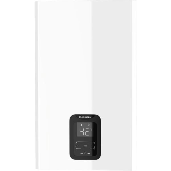 Ariston scaldacqua a gas istantaneo a flusso forzato da 16 l/min (metano) per installazione da interno - 3632433