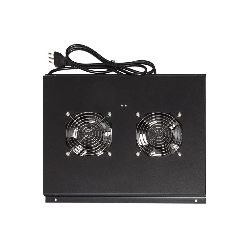 Armadio rack kit 4 ventole con term ostato per armadi rack 22/24u nero - LKVENT102N