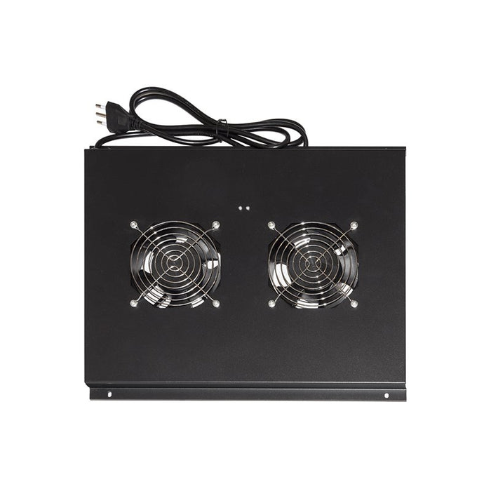 Armadio rack kit 4 ventole con term ostato per armadi rack 22/24u nero - LKVENT102N