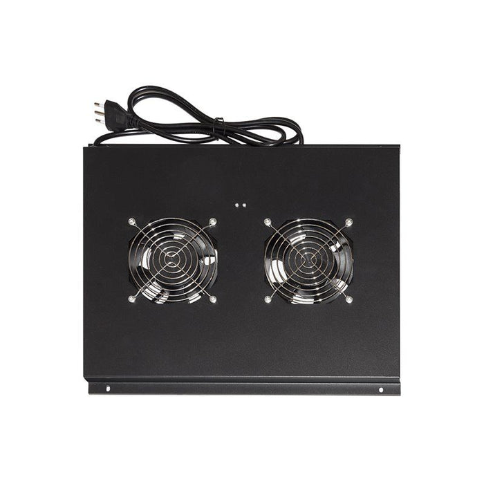 Armadio rack kit 4 ventole con term ostato per armadi rack 22/24u nero - LKVENT102N