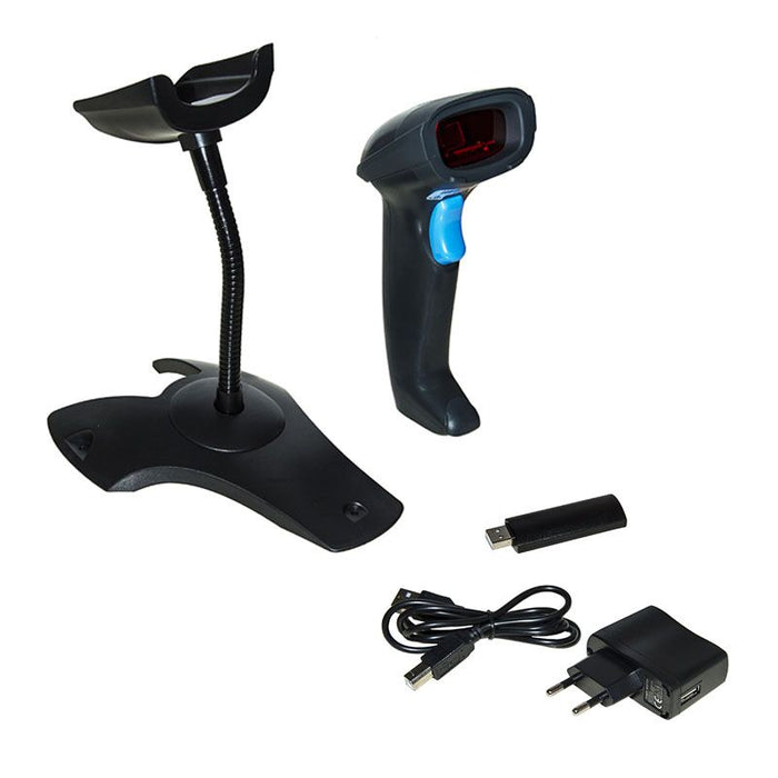 Lettore barcode link wifi laser 1d con ricevitore usb e supporto - LKLET10