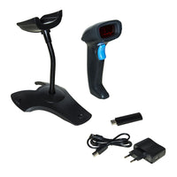 Lettore barcode link wifi laser 1d con ricevitore usb e supporto - LKLET10