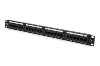 Patch panel 24 porte non schermato utp cat.6 8 poli rack 19 - DN91624U