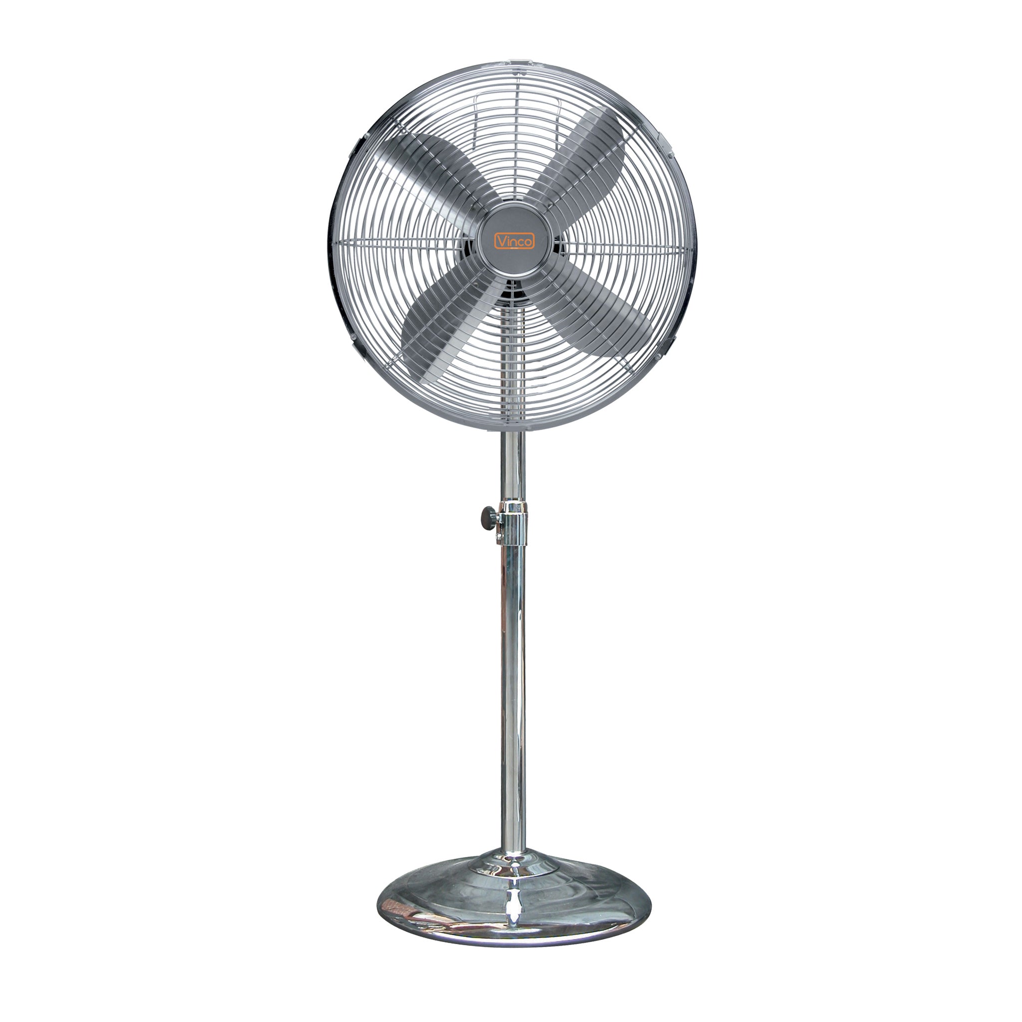 Ventilatore A Piantana Grande Portata 50 Cm Cromato 150Cm 70719
