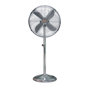 Ventilatore A Piantana Grande Portata 50 Cm Cromato 150Cm 70719