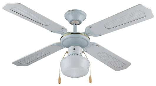 Ventilatore Vinco Da Soffitto 70912 Lampadario Con Luci 4 Pale 55W 3 Velocità