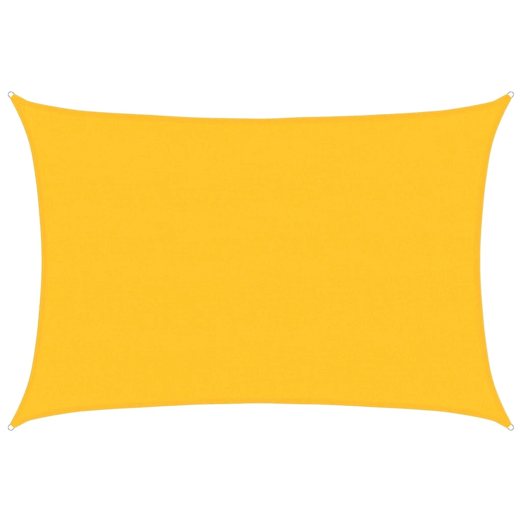Vela Parasole 160 g/m² Rettangolare Giallo 5x6 m in HDPE 311576