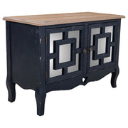 Mobile da ingresso in legno nero 83x36x56,5h