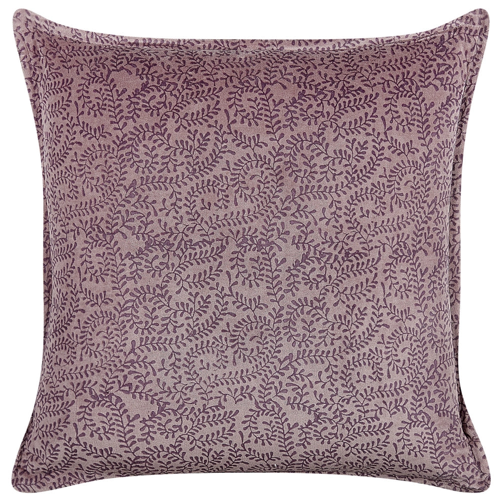 Cuscino in velluto con motivo floreale 45x45 cm rosa stile boho camera da letto soggiorno
