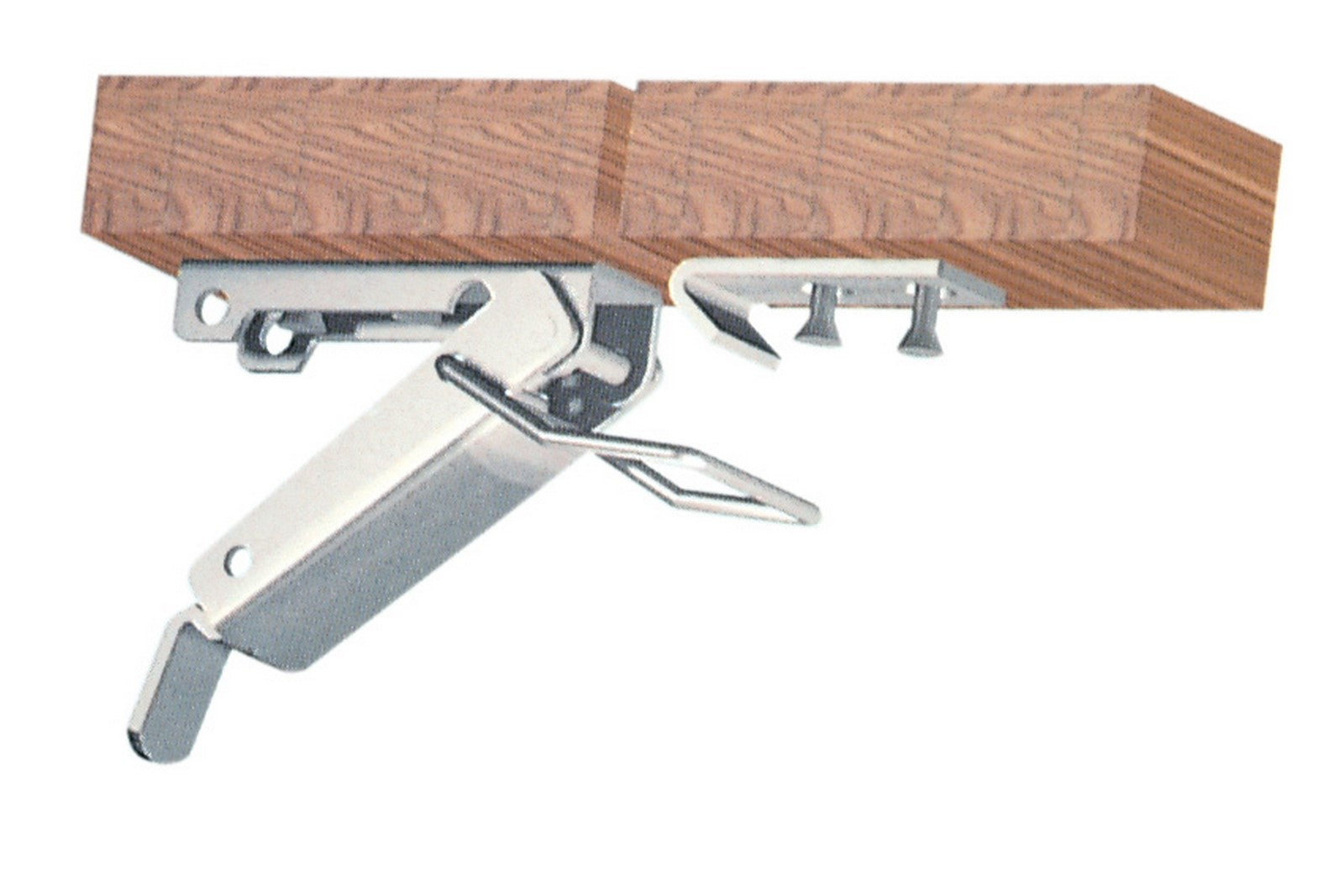 5blister blister chiusure a leva per tavolo mm.102 finitura nichel.(pz.2) cod:ferx.80298