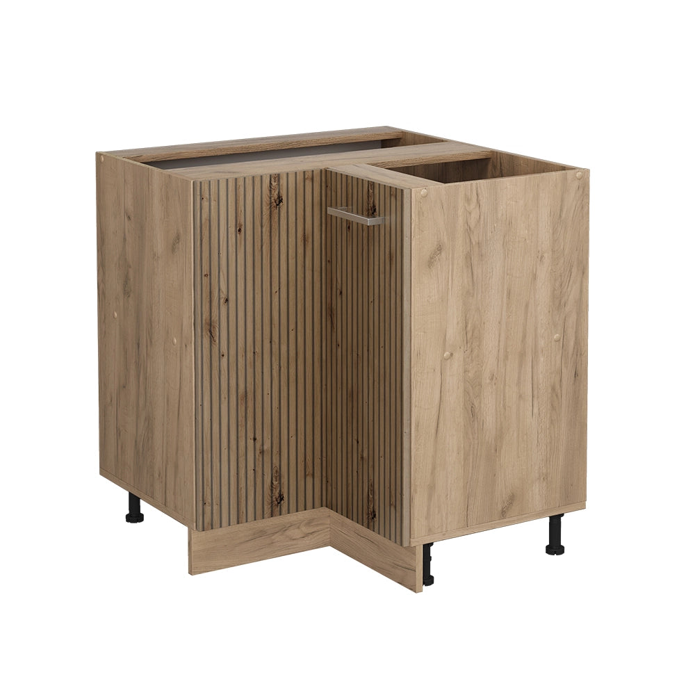 Vicco Mobile ad angolo cucina Rovere artigianale 75.6 cm senza piano di lavoro