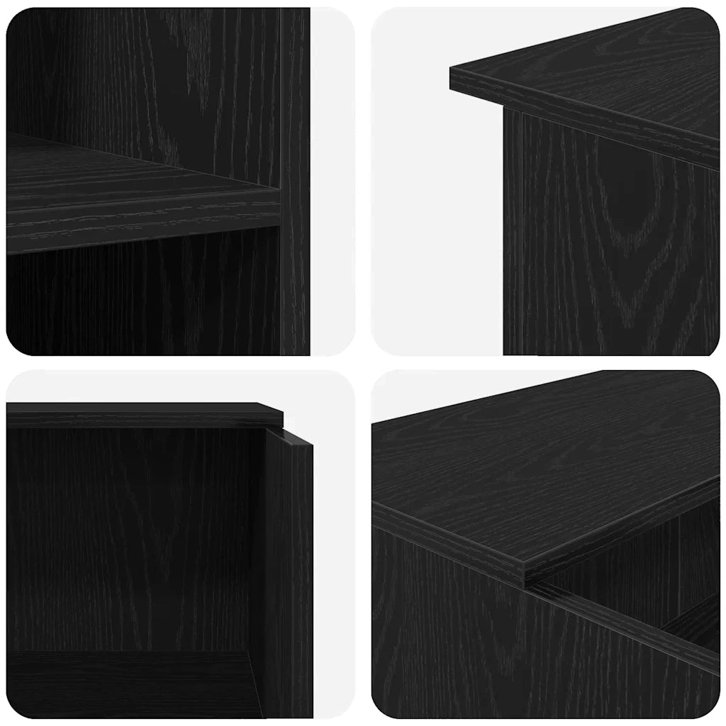Scrivania per Reception Rovere Nero 100x50x103,5 cm in Legno di Argilla 3324161