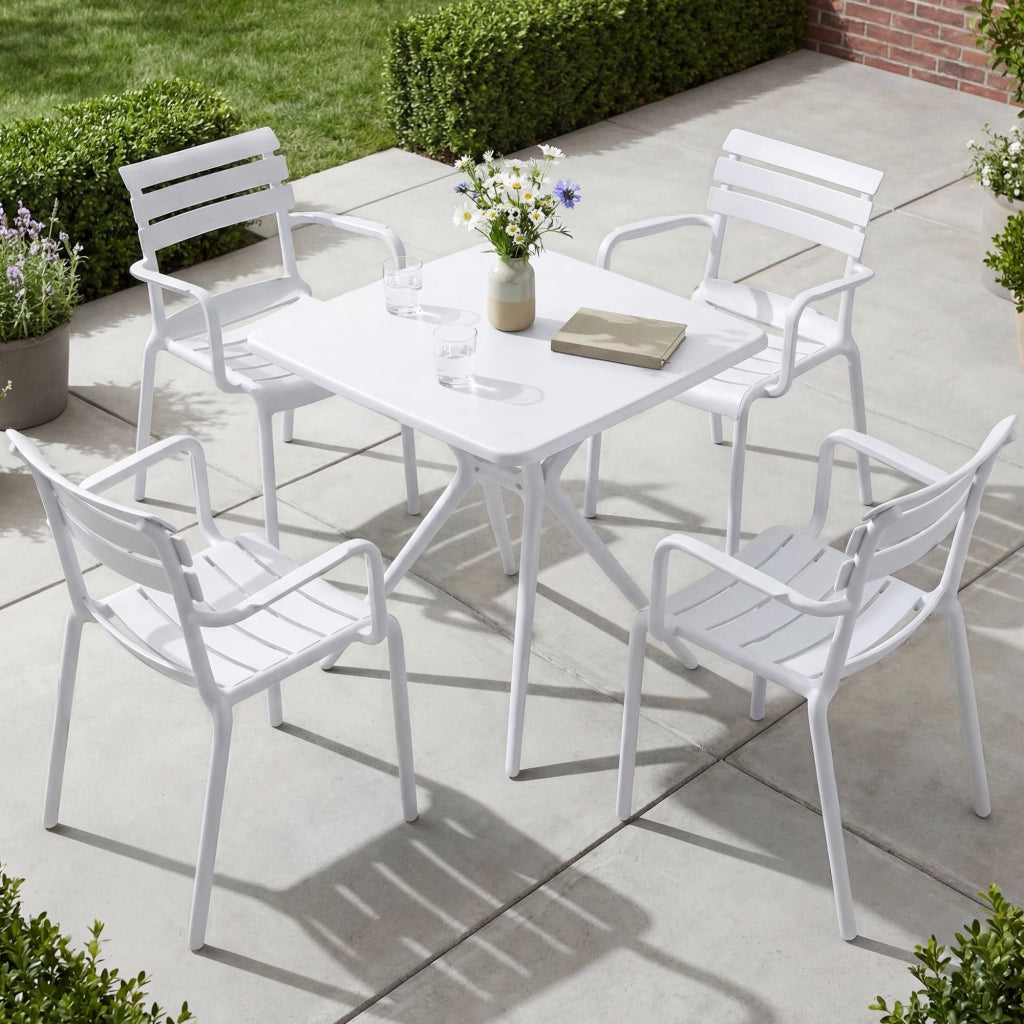 Gartenmцbel-Set Avena mit 4 Stьhlen