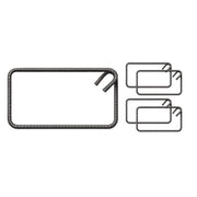 Staffe antisismiche armatura ferro 20x40 cm strutture cemento formati multipli *** pezzi 20, confezione 1