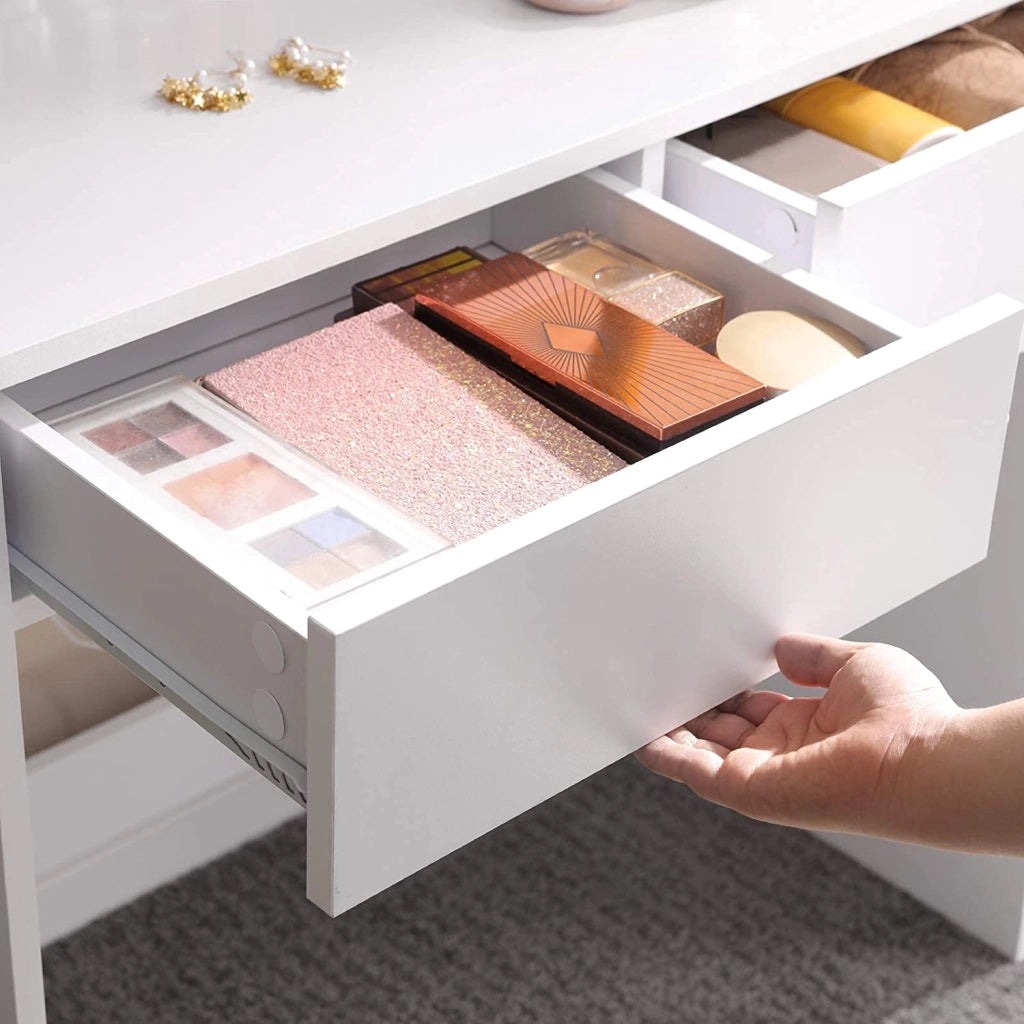 VALORA Toletta scandinava con specchio e cassetti - RDT113W01