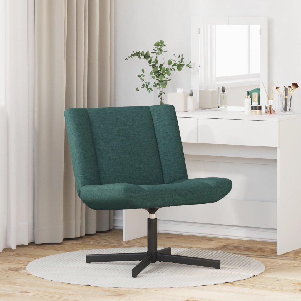 Sedia d'Accentuo Verde Scuro Poliestere Standard