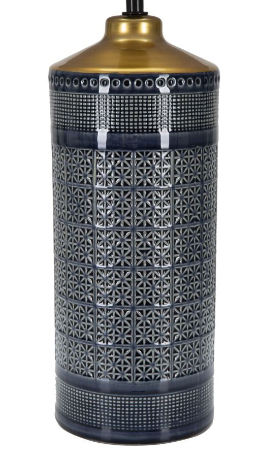 Lampada da Tavolo Graphs dark 30x55x30 cm in Ceramica Multicolor