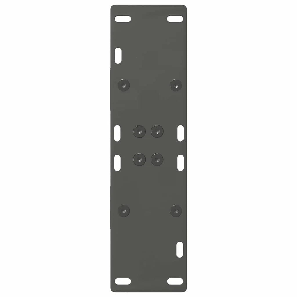 Set di 2 gambe per tavolo da pranzo a forma di A 50 x 72-73 cm con piedini regolabili design moderno in acciaio antracite 02_0057124