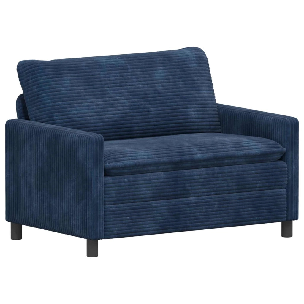 Divano Blu navy 126 x 81 x 87,5 cm Poliestere 42028828