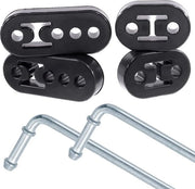 Supporto di fissaggio per tubo di scarico in gomma isolante con beugel universale per RV, set da 6 (2 pezzi 4 pezzi pezzo diametro 0,4 pollici)