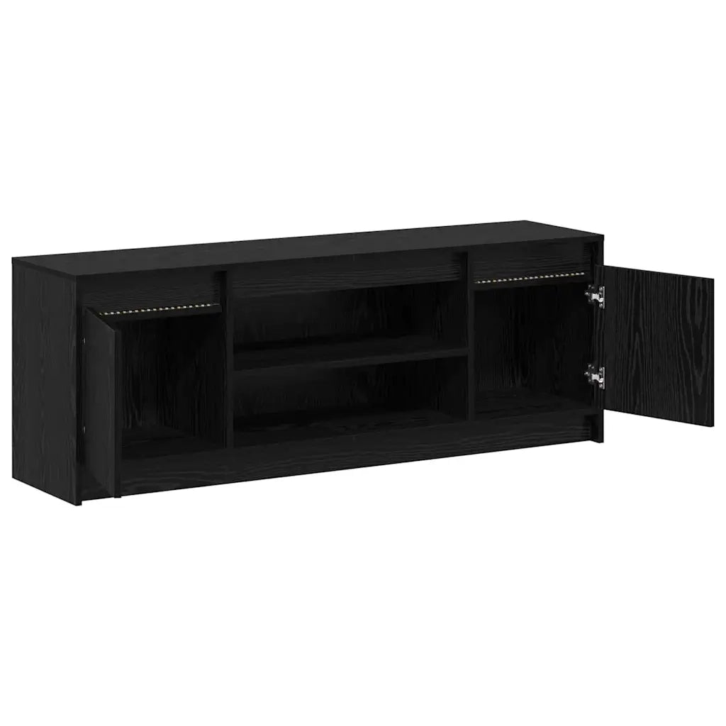 Unità TV Nero 139,5 x 34 x 50 cm Legno multistrato 869241