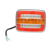 Luce freno posteriore rettangolare LED 12V/24V universale 125x95x35mm Breckner Germany