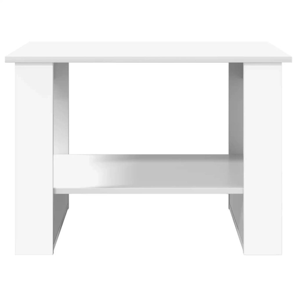 Tavolino da salotto | Tavolino da caff¨¨ | Tavolino da Soggiorno Bianco 72 x 50 x 50 cm Legno multistrato