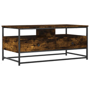 Tavolino da salotto | Tavolino da caff¨¨ | Tavolino da Soggiorno Rovere Fumo 100x51x45 cm Legno Multistrato
