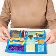 Attività Calmanti per Anziani con Demenza | Coperta di Fidget | Coperta di Contatto | Aiuta con: Demenza di Alzheimer Asperger Autismo Ansia e Altro