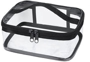 Borsa da Bagno Impermeabile - Design Translucido - Multifunzionale - Borsa da Trasportare per Prodotti Personal Care - Chiusura a Cerniera Robusta - Materiale PVC di Alta Qualità