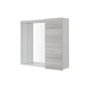 Specchiera da Bagno 1 Anta con Faretti Led Linea Stella Colore: Grigio