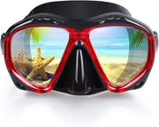 Kit di immersione per adulti e bambini con maschera anti-condens e boccia impermeabile per immersioni in acque profonde