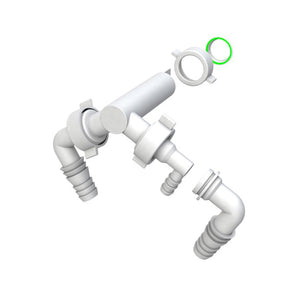 Doppio Raccordo Bonomini Per Scarico Lavatrice Asciugatrice Bonomini 3940EC44B0