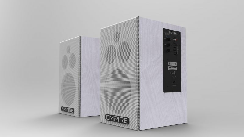 Speaker empire hs290 290w 80-20k hz rca xlr balanced white - HS.290WHITE