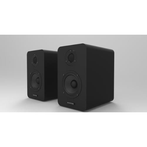 Casse empirestudio monitor s4 m.s4 amplificate da 148watt woofer da 4 a banda larga e cabinet in legno mdf